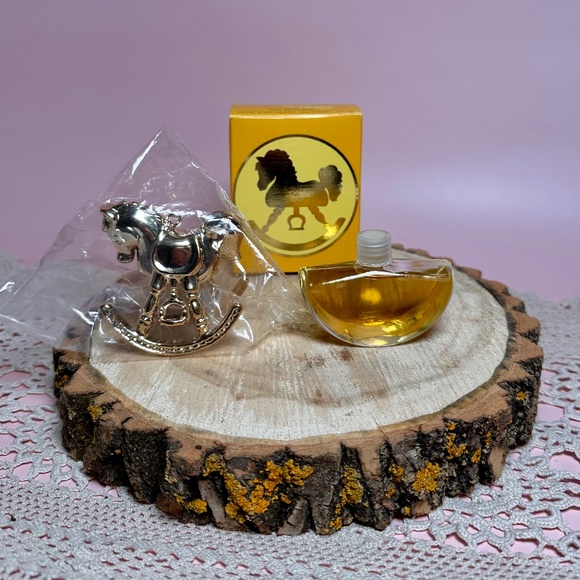 Vintage Avon “Here’s My Heart” Rocking Horse Ornament - Picture 1 of 6